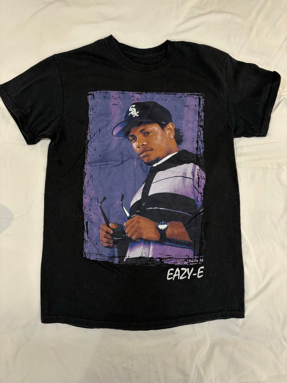 Eazy-E Black Cotton T Shirt Size small unisex